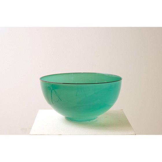 Image 1 of Vintage glass bowl by Baldwin & Guggisberg Nonfoux, 1991