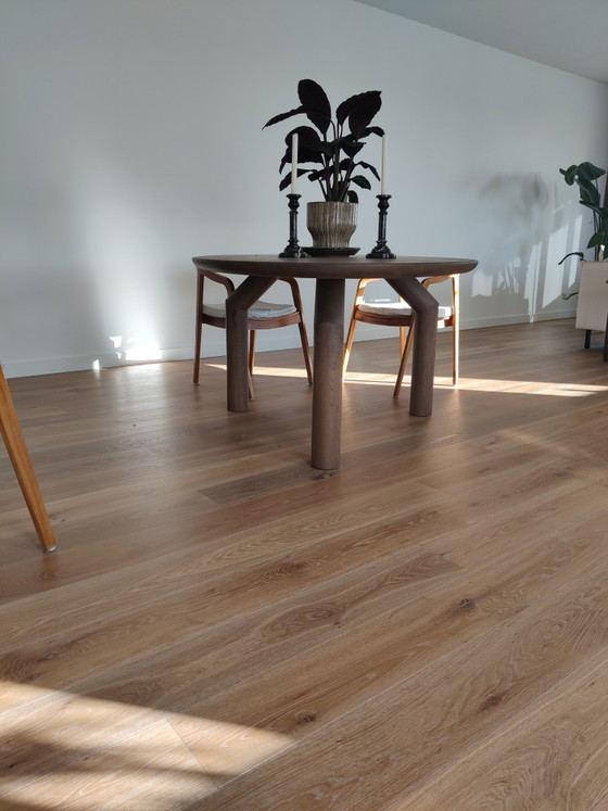 Image 1 of Wooden Oval Table Dykk 280 x 120, As New