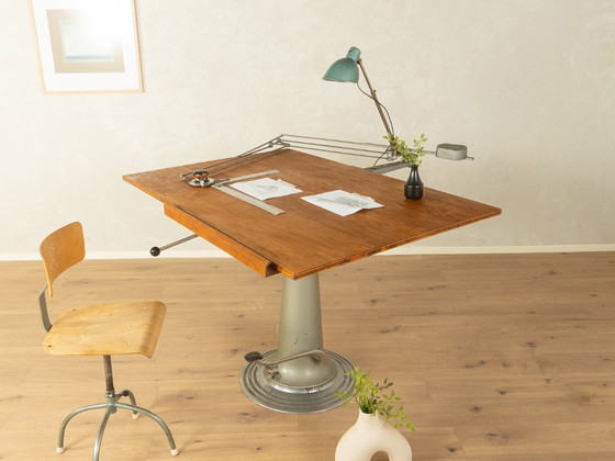 Table à Dessin des Années 1950 par Nike Eskilstuna, Bureaux, Bois, Marron (photo 11 sur 25)