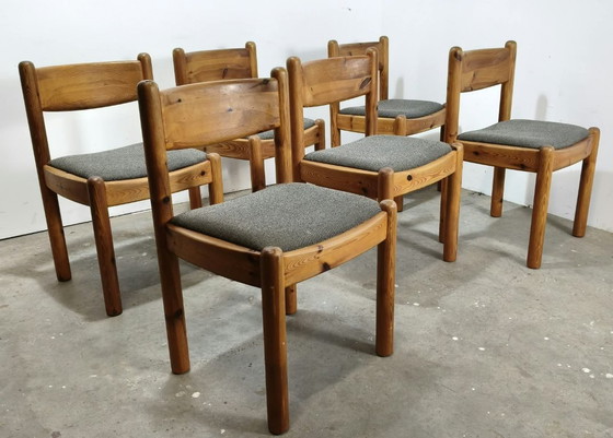 Chaises de salle à manger en pin – Bois, Vintage (photo 6 of 6)