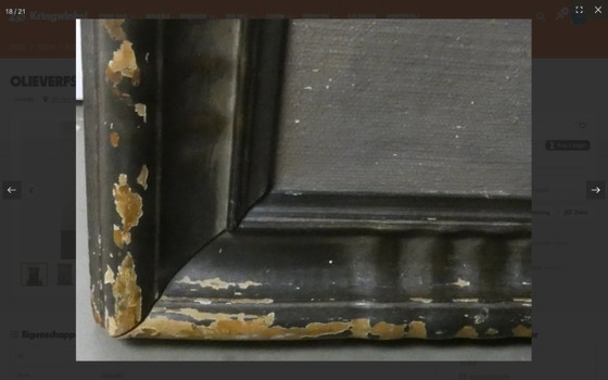 Peinture à l'huile d'un garçon en costume bleu, Peintures et dessins, Toile, Bois, Klassiek (photo 13 sur 15)