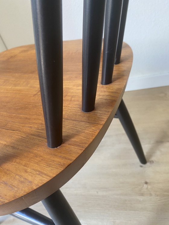 Sedia vintage scandinava con struttura a fuso - Svezia anni '60/'70 / probabilmente Nesto Möbler (photo 6 of 8)