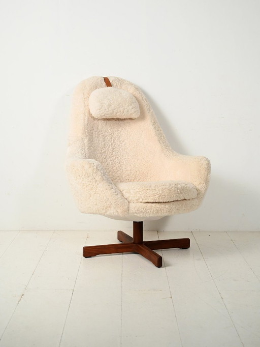 Fauteuil « Safir » de Hans Olsen, Suède, années 1960