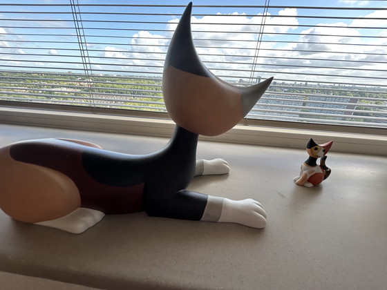 Image 1 of Goebel R. Wachtmeister Nero grote en kleine kat 