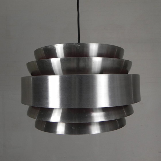 Vintage aluminum Pendant lamp Lakro Amstelveen, 1960s – Aluminium (photo 8 of 15)