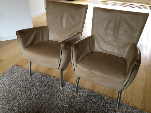 2X Label Chairs By Gerard Van Den Berg