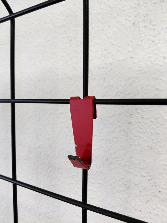 Image 1 of Armadio a muro in filo metallico Karl Fichtel anni '60