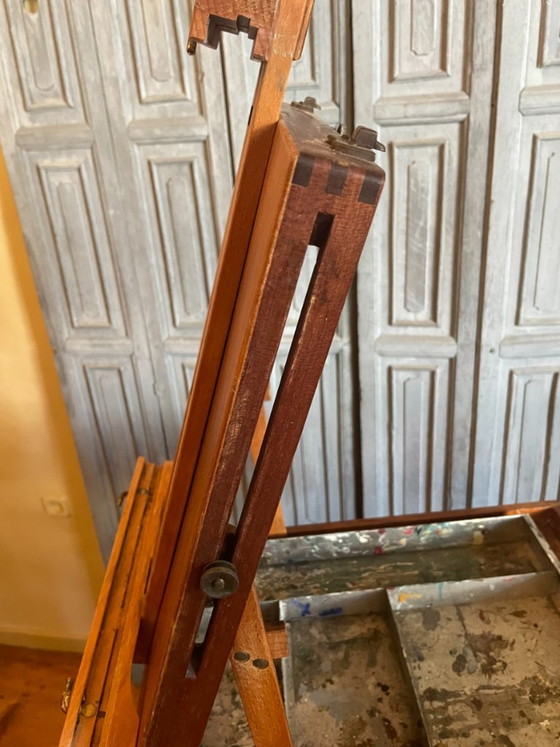 French 1920s Portable Easel Field Easel Painter's Easel – Decorative Objects, Wood (photo 13 of 17)