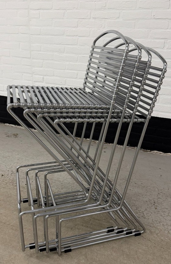 Image 1 of 4 tabourets de bar vintage Till Behrens