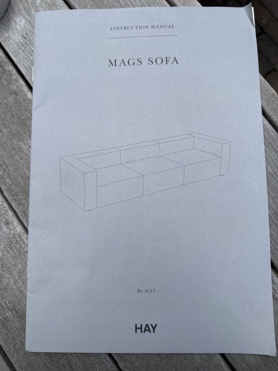 Image 1 of HAY Mags modular designer sofa - XL arrangement - light gray - 460 x 230 cm