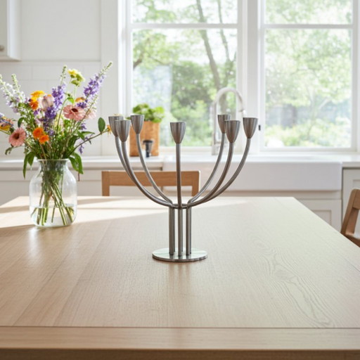 Candelabro vintage IKEA Stockholm - Diseño de 8 brazos de K & M Hagberg