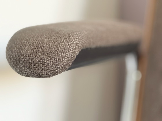Vintage Giroflex Office Chair Martin Stoll, Swivel chairs, Wood, Textile, Brown (photo 3 of 6)