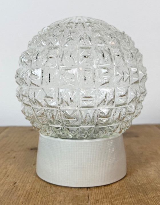 Lampada da soffitto vintage in porcellana bianca, anni '70 – Plafoniere, Porcelain (photo 3 of 13)