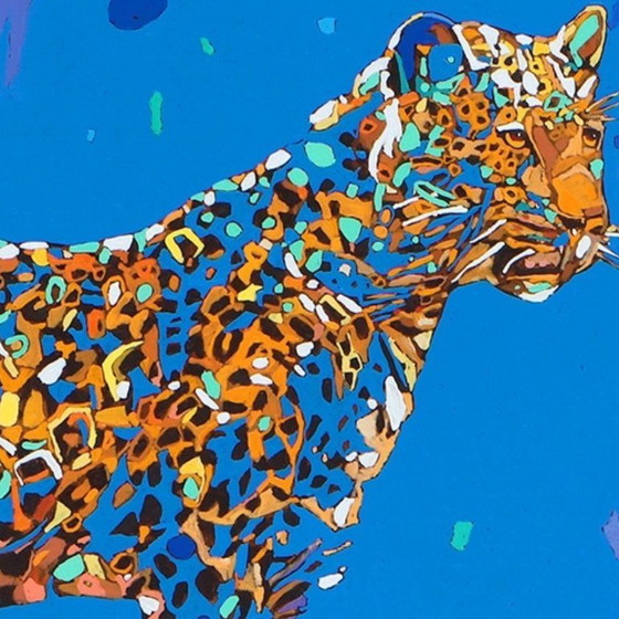 Image 1 of Rafal Gadowski, Panther, 100 x 100 cm, 2025