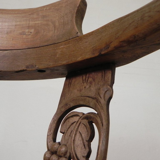 Image 1 of Set aus 2 Eckstühlen aus Teakholz, 1980er Jahre