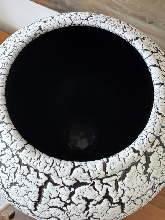 Image 1 of Vase de sol XXL, 41 cm de haut, Jasba, Lava, grand vase, milieu du XXe siècle