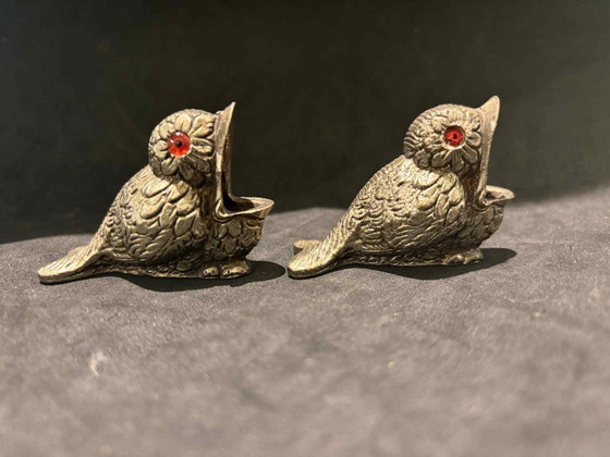Image 1 of Antiques match hoders baby birds