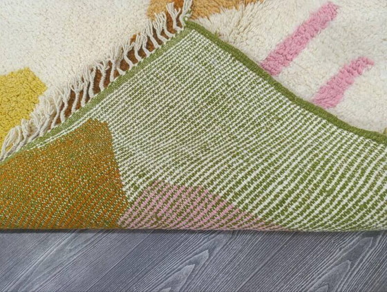 Handgemaakt Marokkaans vloerkleed 200cm x 300cm – Vloerkleden en tapijten, Wool, Modern (photo 3 of 9)