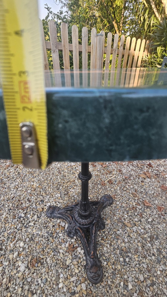 1980s Bar Table with Cast Iron Base – sm France rochefort, Metal (photo 8 of 8)