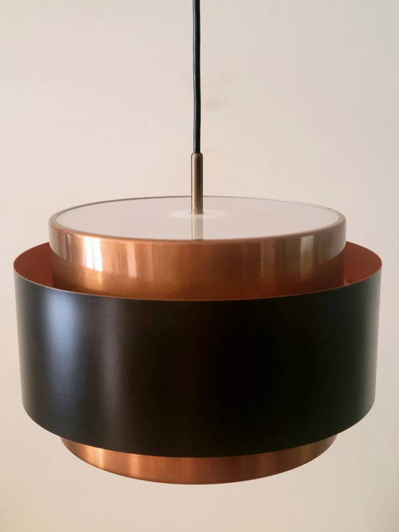 Fog & Mørup Saturn hanging lamp by Jo Hammerborg in copper & black, Danish design – Pendant lamps, Metal (photo 5 of 7)