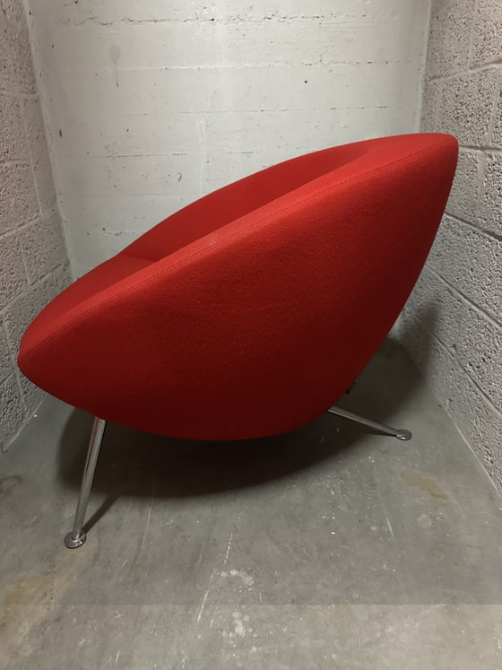 Image 1 of Poltrona Artifort Hanna rossa 5x
