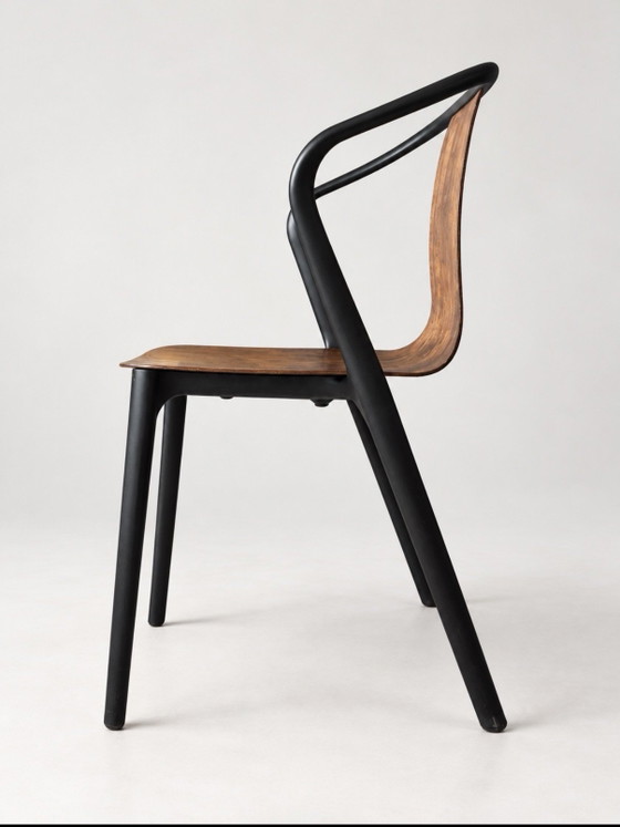 4x sedie di design Vitra Belleville Wood di Bouroullec – Sedie da pranzo, Legno (photo 7 of 15)
