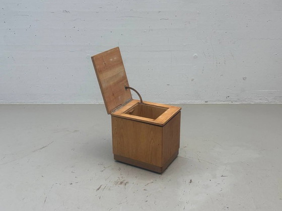 Vintage Wooden Seating Chest, 1960s – Storage cabinet (photo 12 of 13)