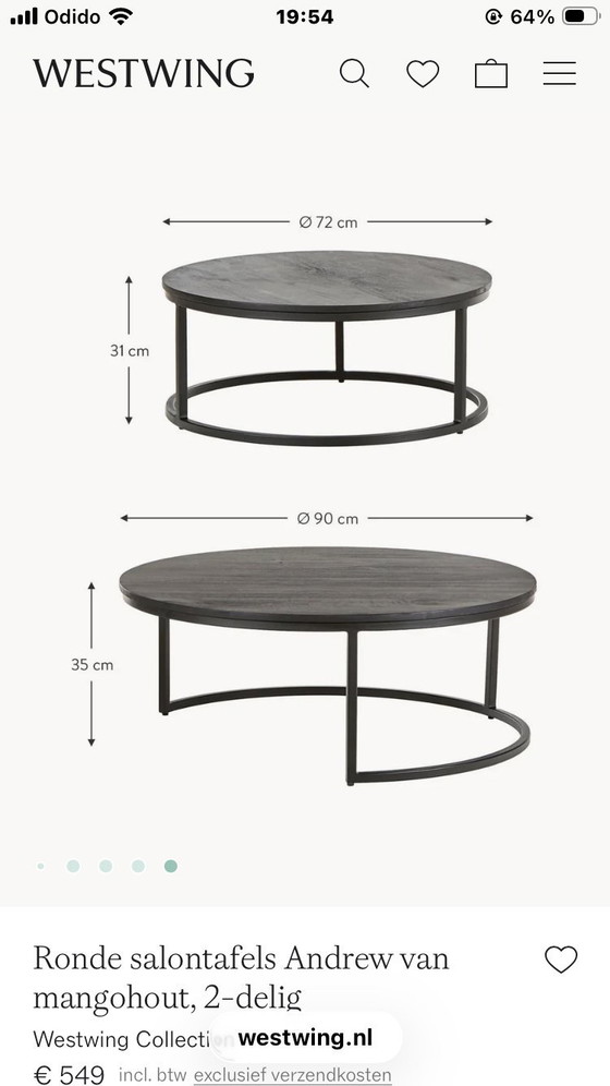 Image 1 of Coffee table, Westwing Andrewronde