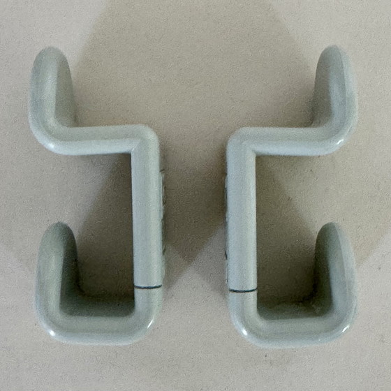 Image 1 of Ein Paar Kleiderhaken von Ambrogio Rossari für Gedy Italien 70er Jahre