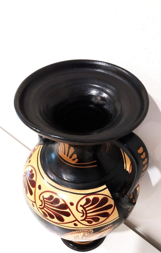 Image 1 of Grande amphore de style grec peinte à la main - Édition limitée IM3R 7/10Julklapp, cadeau de Noël