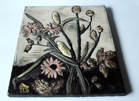 Image 1 of Large Ruscha mural - marked - Vintage