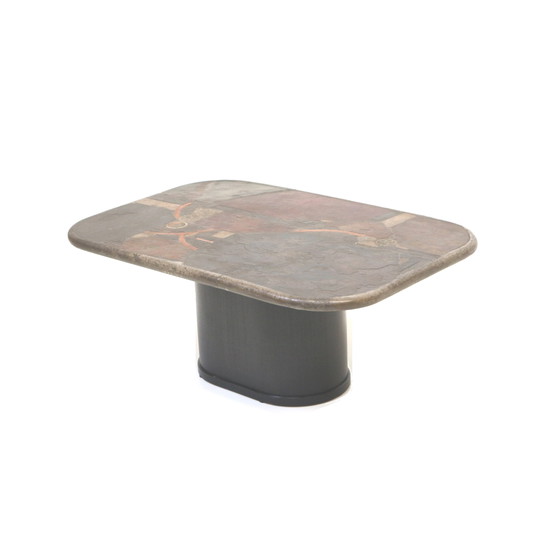 Image 1 of Vintage brutalist coffee table by Marcus Kingma from 1985