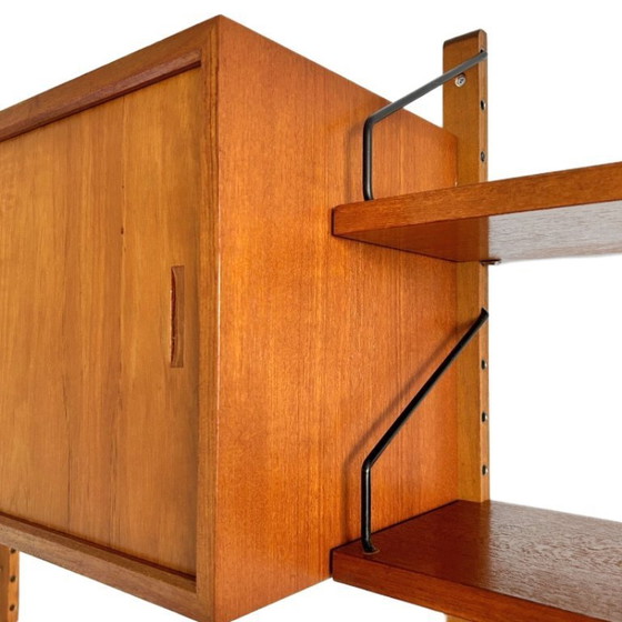Image 1 of Mid-Century Poul Cadovius Royal Wall Unit Danish Design Vintage 1950s