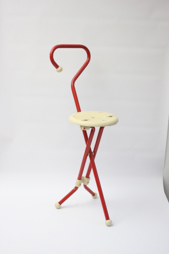 Image 1 of Ulisse Folding Stool by Ivan Loss for Sandrigarden