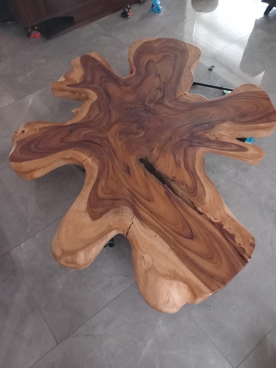 Image 1 of Salontafel boomstam (uniek design)