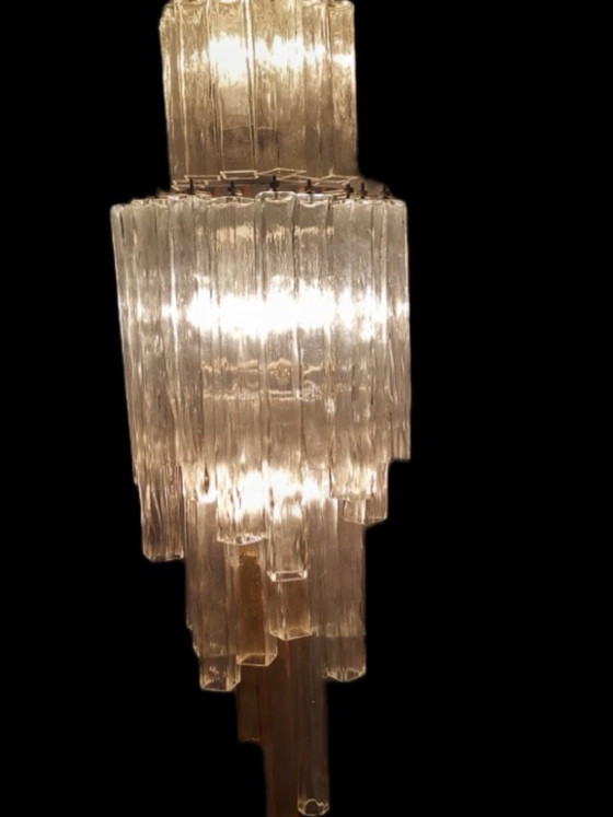 Barovier and Toso Murano, Barovier & Toso, Chandeliers, Brass, Murano Glass, Gold (photo 4 of 6)