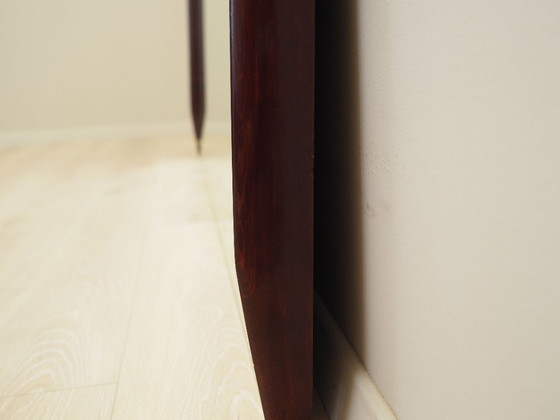 Image 1 of Miroir dans un cadre en acajou, design italien, années 1970, production : Italie