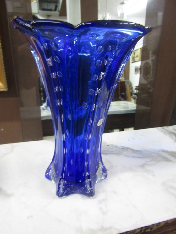 Image 1 of 1950s MURANO GLASS VASE
