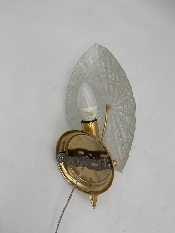 Image 1 of Single wall lamp, Murano wall lamps attributed to Italamp