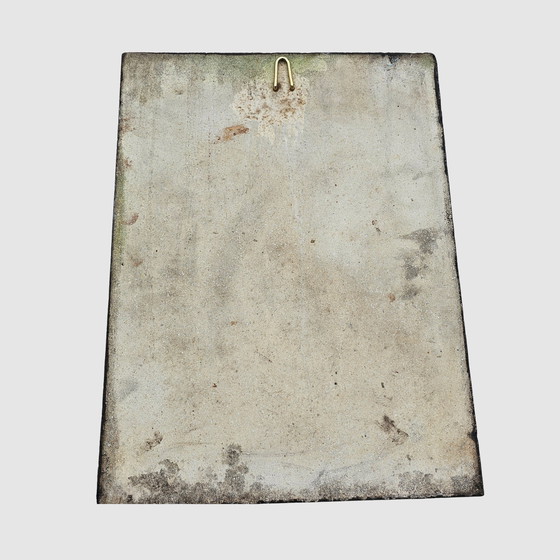 Image 1 of Ruscha Wandbild Keramik Wandkeramik Pferde Wandplatte Wandfliese Vintage 60er Midcentury Fat Lava Selten