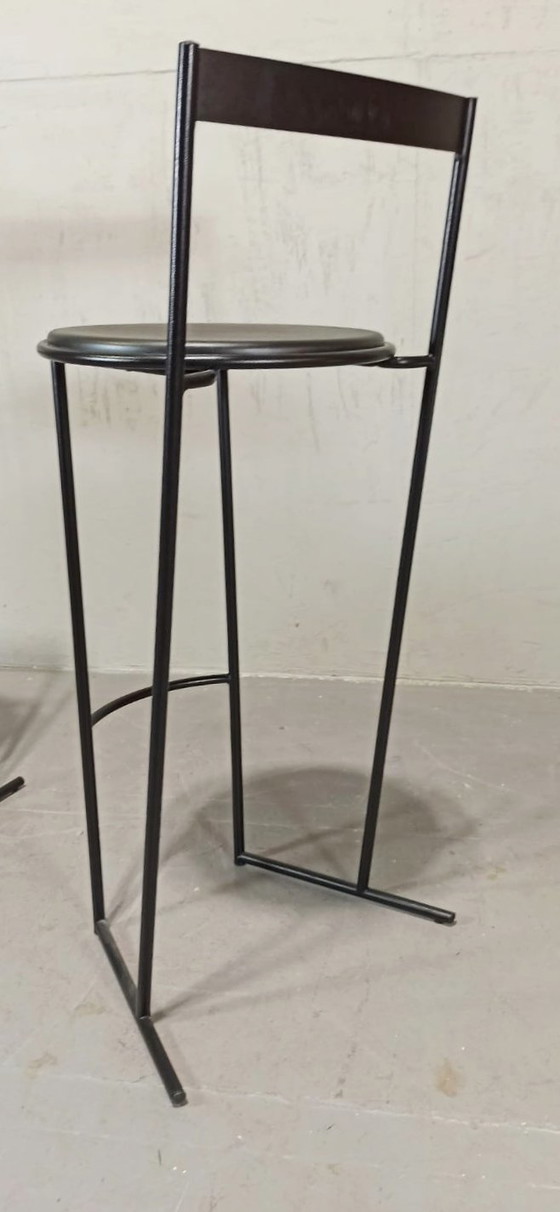 Image 1 of Tabouret de bar postmoderne Musmé d'Emilio Nanni pour Fly Line