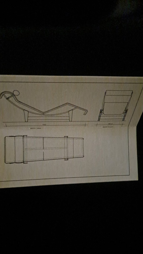 Originele LC4 Chaise Longue Le Corbusier - Cassina – Chaises longue, Leather (photo 8 of 15)