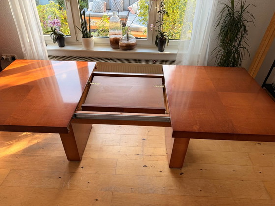 Hugues Chevalier Designer Art-Déco completo Set da pranzo – Pelle, Legno (photo 2 of 14)