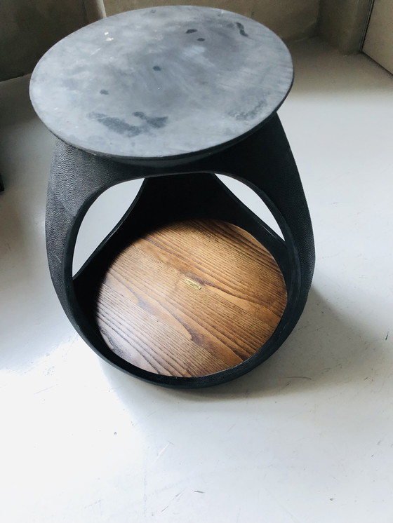 Image 1 of Tabouret Lethaer en galuchat par R & Y Augousti