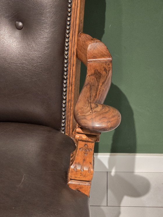 Image 1 of Sedia girevole da ufficio antica