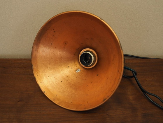 Deense messing hanglamp met industriële kegelvormige kap, Scandinavisch modern design, jaren 60 – Hanglampen (photo 11 of 11)