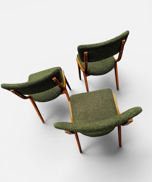 3 chaises vintage restaurées