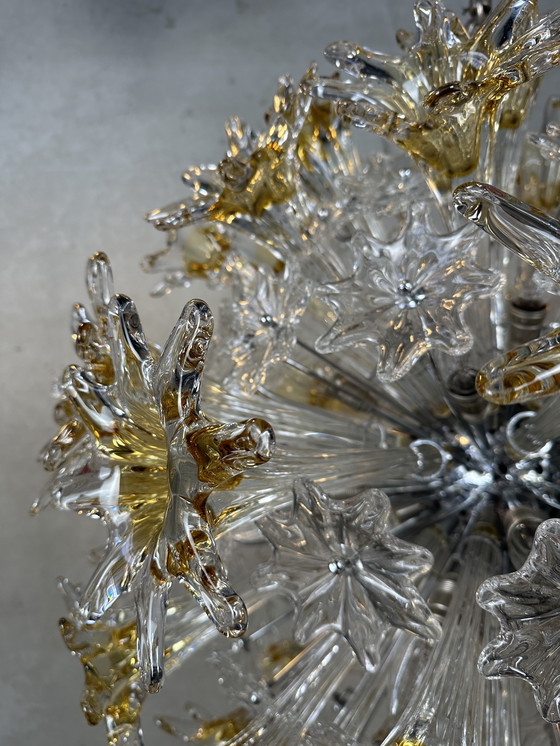 Image 1 of Lampadario XL Vintage Venini "Esprit" (prima edizione) - Toni Zuccheri