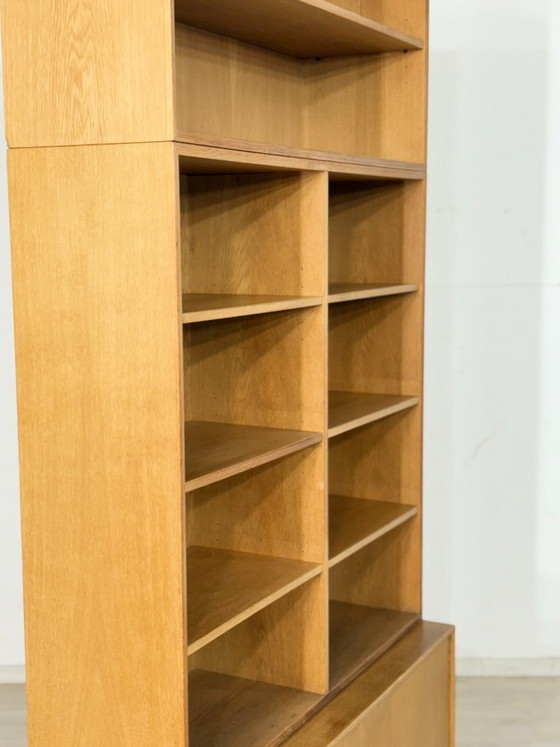 Image 1 of Vintage classic: IKEA MTP shelf / highboard / sideboard – oak – design Marianne Richter