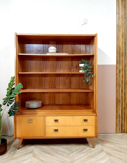 Vintage highboard | jaren 60 wandmeubel